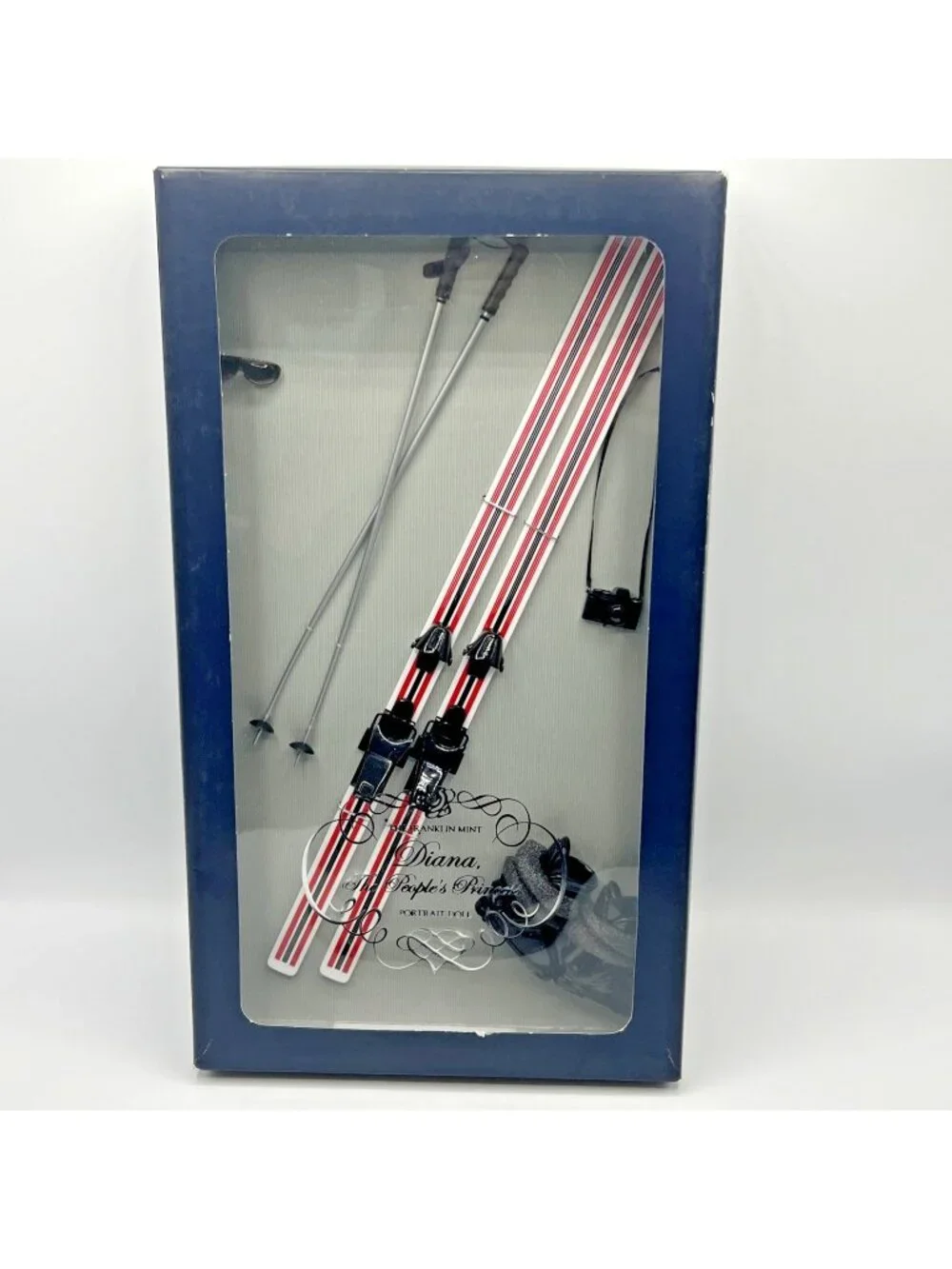 Franklin Mint Princess Diana Doll Accessories Ski Boots Ensemble